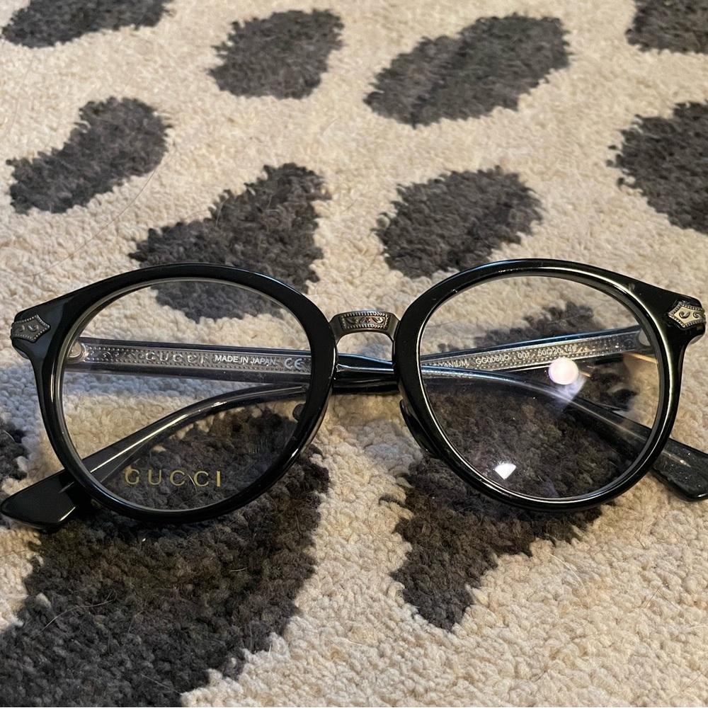 Black Frame Gucci Glasses
